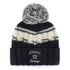 Dallas Cowboys '47 Women's Emma Cuffed Knit Hat with Pom - Navy online