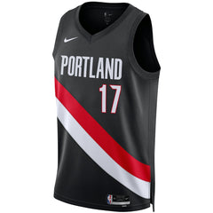 Shaedon Sharpe Portland Trail Blazers Unisex Swingman Jersey - Icon Edition - Black | Nike cheap