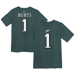 Jalen Hurts Philadelphia Eagles Preschool Player Name & Number T-Shirt - Midnight Green | Nike online