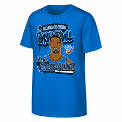 Shai Gilgeous-Alexander Oklahoma City Thunder Outerstuff Youth Baller T-Shirt - Blue shop