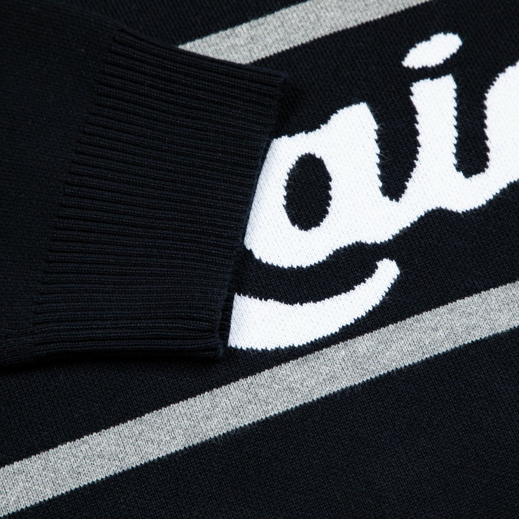 Las Vegas Raiders GOLF WANG Jacquard Pullover Sweater - Black sale