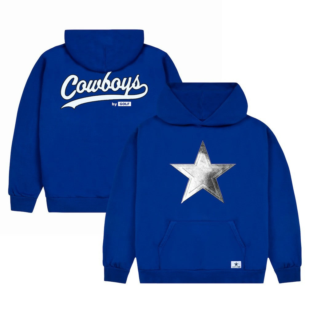 Dallas Cowboys GOLF WANG Cutout Pullover Hoodie - Royal discount