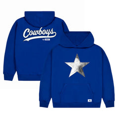 Dallas Cowboys GOLF WANG Cutout Pullover Hoodie - Royal discount