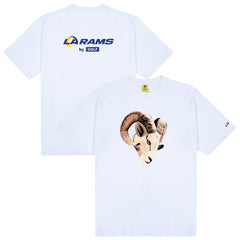 Los Angeles Rams GOLF WANG Cutout T-Shirt - White for sale