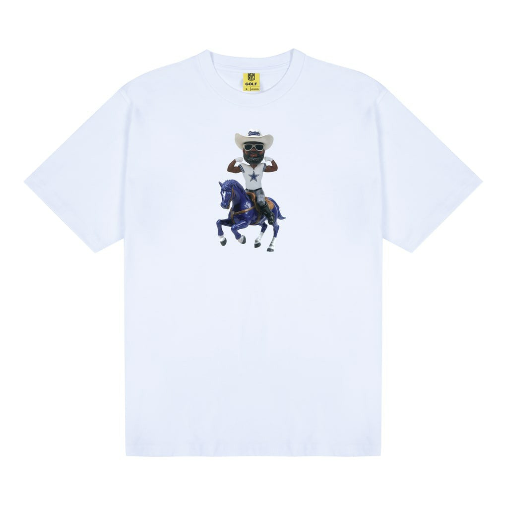 Dallas Cowboys GOLF WANG Bobblehead T-Shirt - White discount