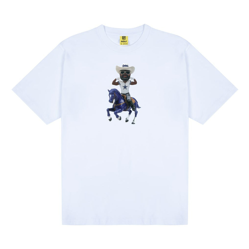 Dallas Cowboys GOLF WANG Bobblehead T-Shirt - White discount