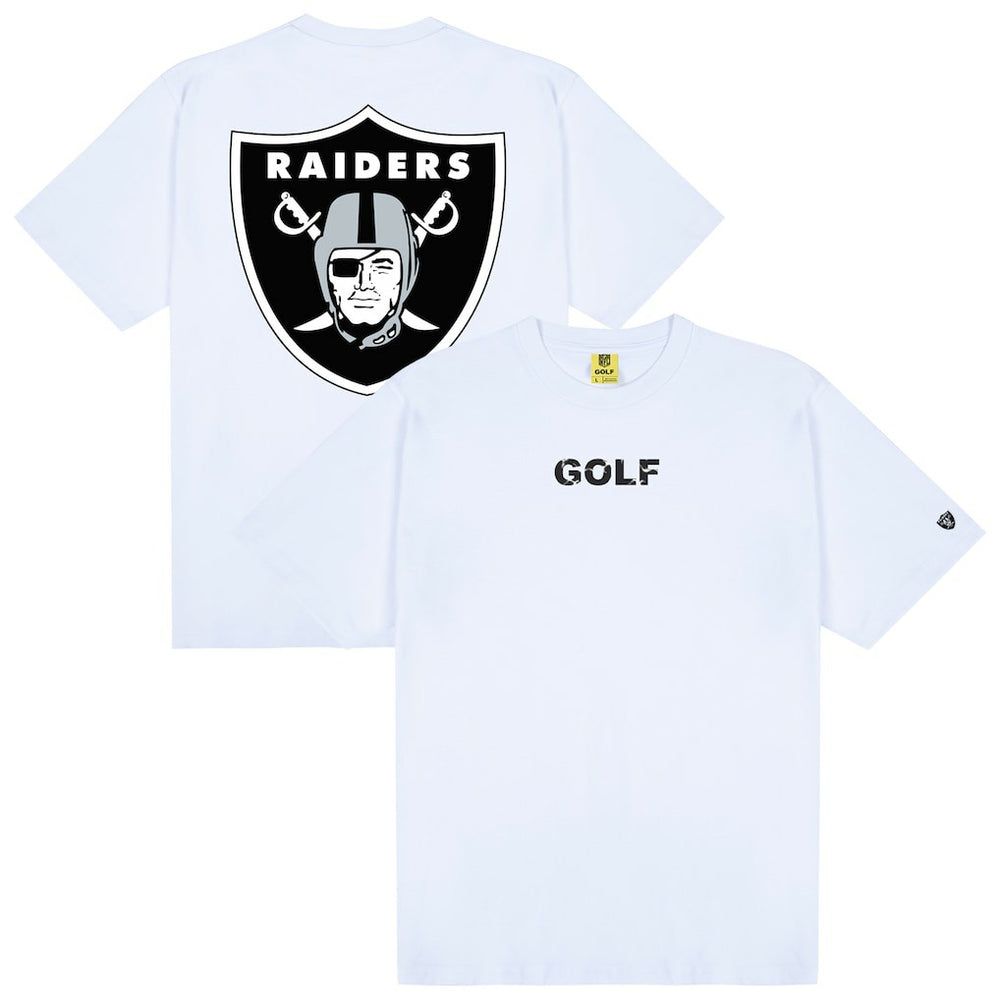 Las Vegas Raiders GOLF WANG Motto T-Shirt - White discount