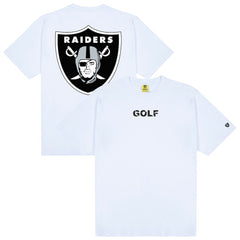 Las Vegas Raiders GOLF WANG Motto T-Shirt - White discount