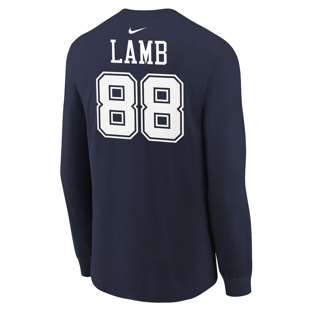 CeeDee Lamb Dallas Cowboys Youth Player Name & Number Long Sleeve T-Shirt - Navy | Nike discount