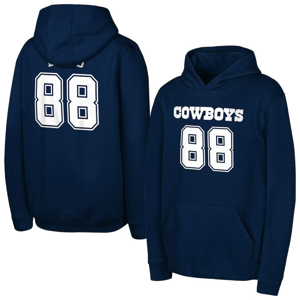 CeeDee Lamb Dallas Cowboys Outerstuff Mainliner Player Name & Number Hoodie - Navy on sale