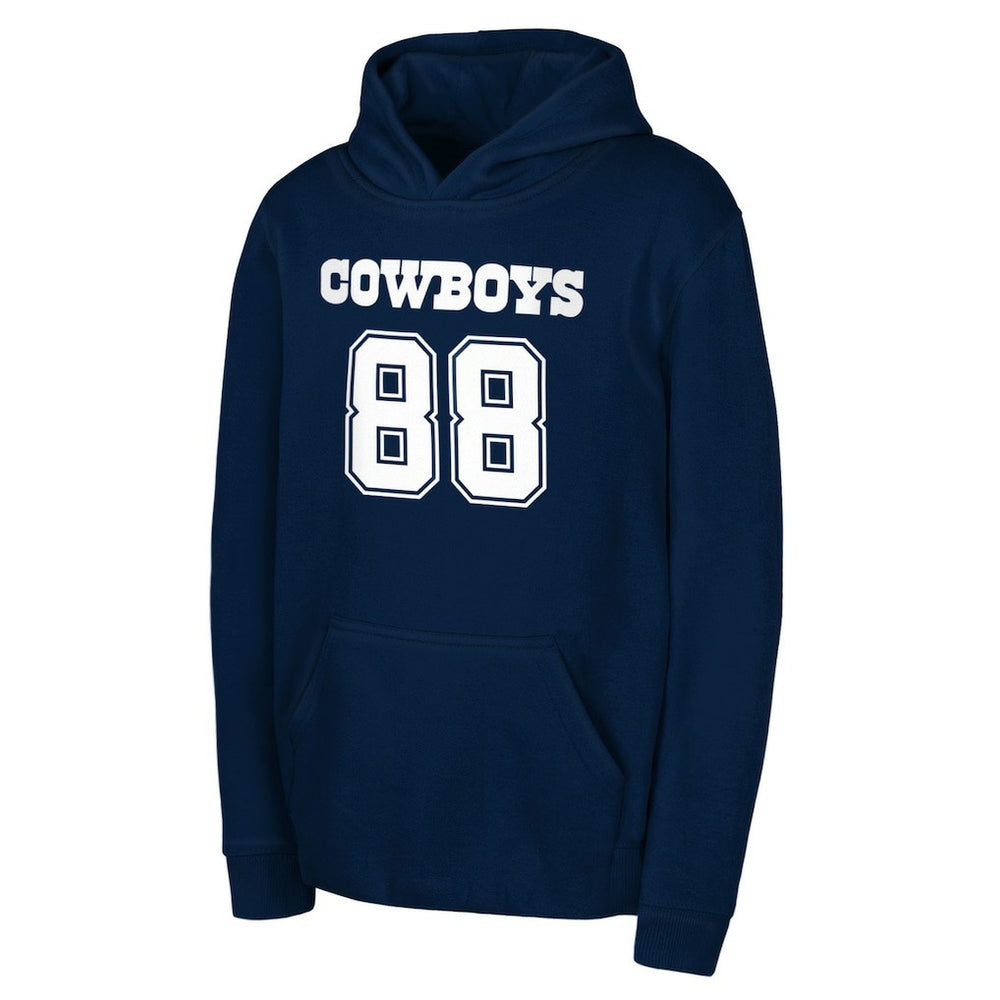CeeDee Lamb Dallas Cowboys Outerstuff Mainliner Player Name & Number Hoodie - Navy on sale