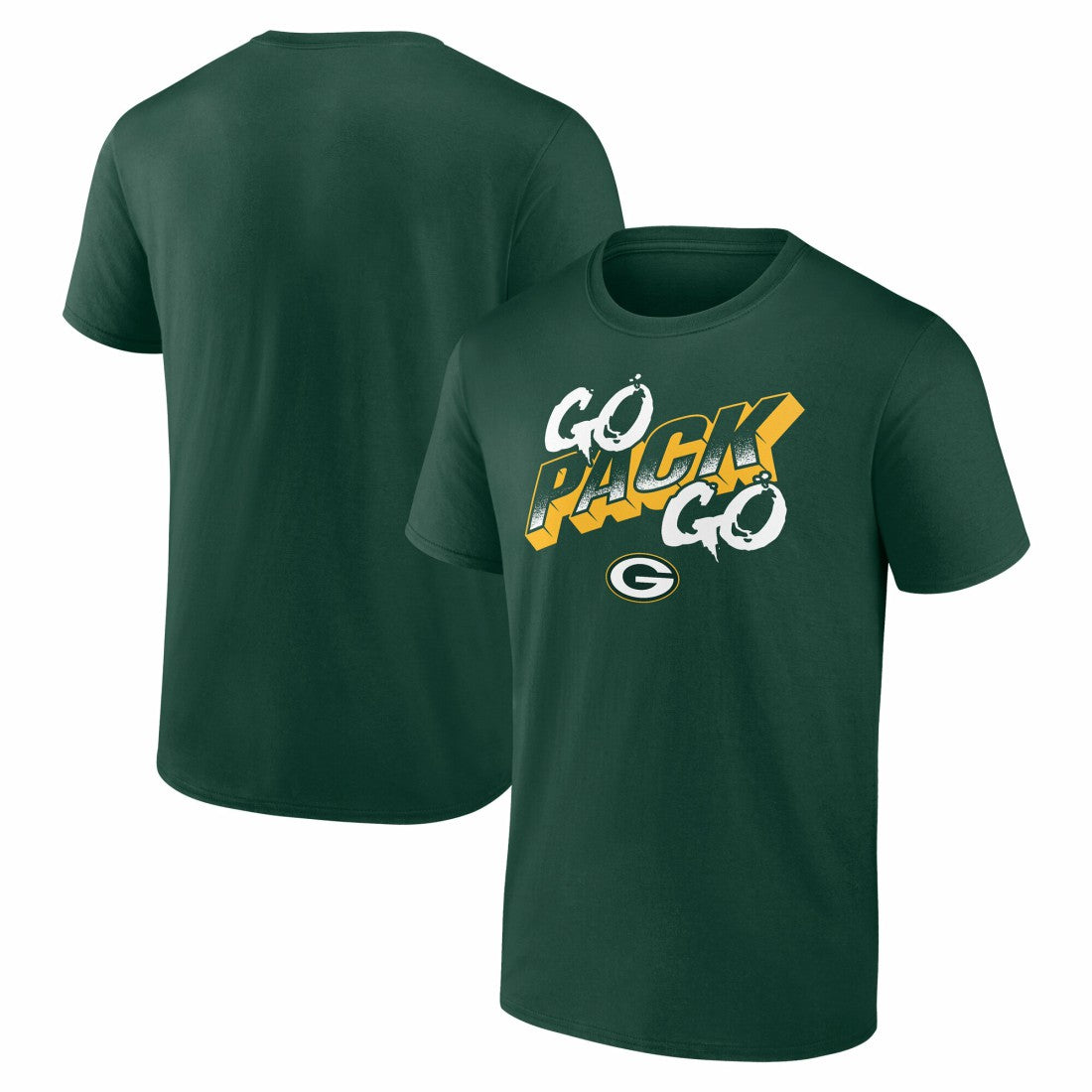 Green Bay Packers Go Pack Go T-Shirt - Green discount