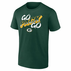 Green Bay Packers Go Pack Go T-Shirt - Green discount