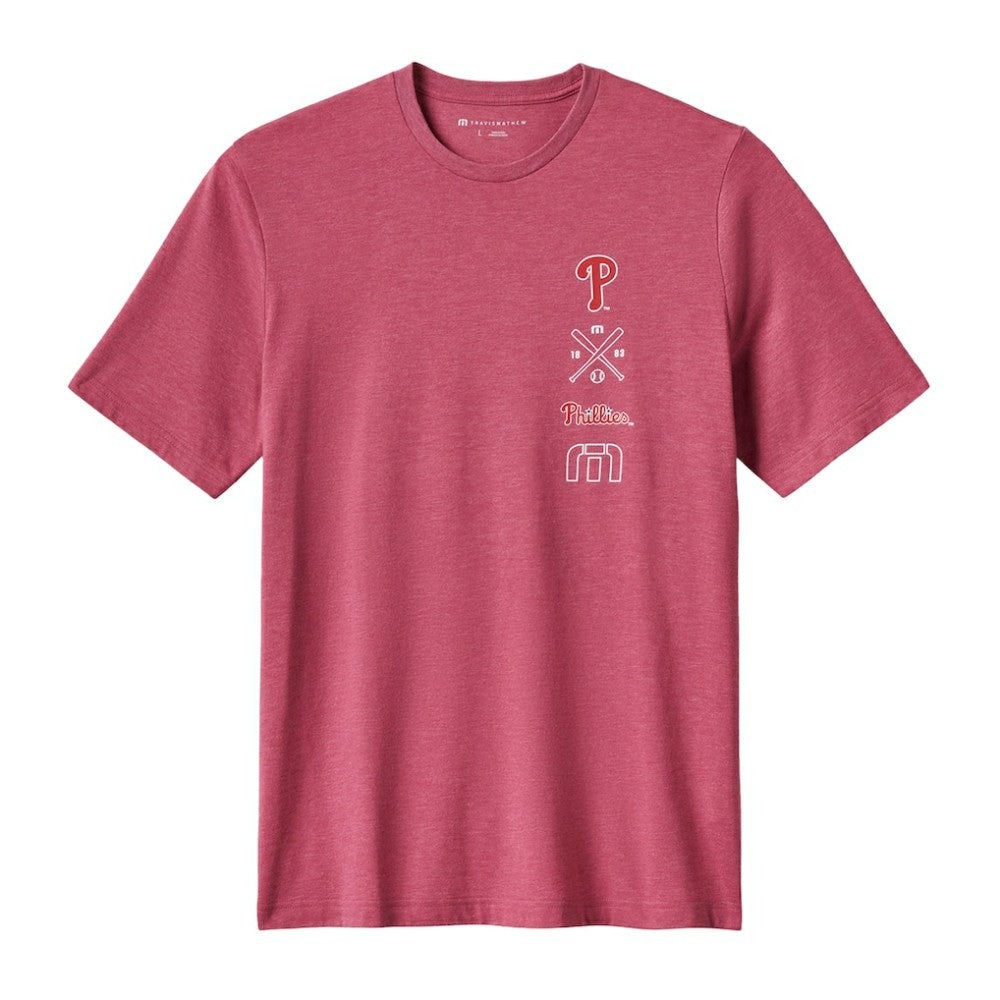 Philadelphia Phillies TravisMathew Sunset Slam 2.0 T-Shirt - Red