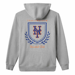 New York Mets TravisMathew Fleece Stadium Hoodie - Gray