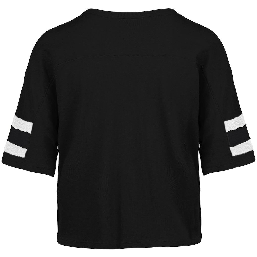 Miami Dolphins '47 Women's Premier Scout Cropped V-Neck T-Shirt - Black discount
