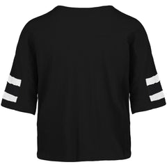 Miami Dolphins '47 Women's Premier Scout Cropped V-Neck T-Shirt - Black discount