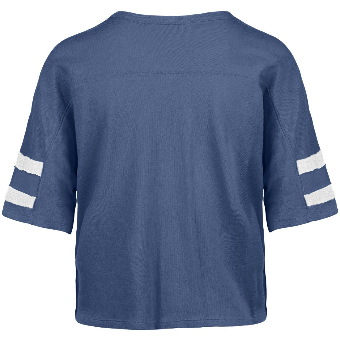 Detroit Lions '47 Women's Premier Scout Cropped V-Neck T-Shirt - Blue discount