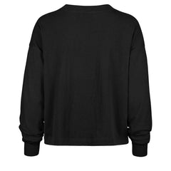 New York Jets '47 Women's Muse Sydney Long Sleeve Cropped T-Shirt - Black sale