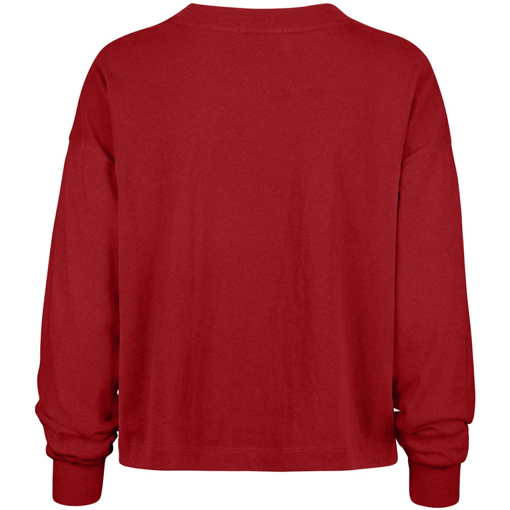 Tampa Bay Buccaneers '47 Women's Muse Sydney Long Sleeve Cropped T-Shirt - Red discount