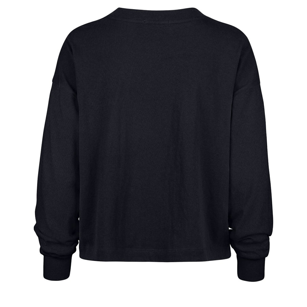 Seattle Seahawks '47 Women's Muse Sydney Long Sleeve Cropped T-Shirt - College Navy online