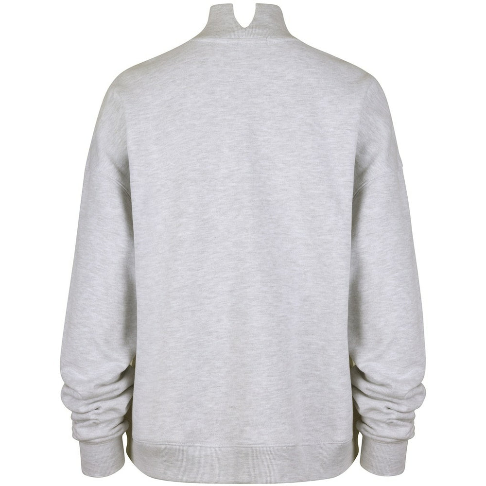 Miami Dolphins '47 Women's Vantage Mock Neck Pullover Sweatshirt - Heather Gray discount