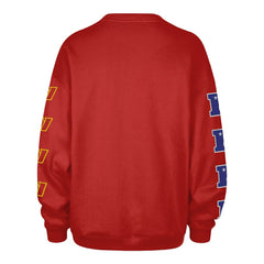 Washington Commanders '47 Women's Go Big Oversized Pullover Sweatshirt - Burgundy outlet