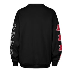 Las Vegas Raiders '47 Women's Go Big Oversized Pullover Sweatshirt - Black sale