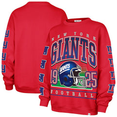 New York Giants '47 Women's Go Big Oversized Pullover Sweatshirt - Red cheap