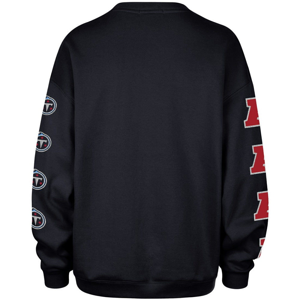 Tennessee Titans '47 Women's Go Big Oversized Pullover Sweatshirt - Navy outlet
