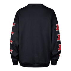 New England Patriots '47 Women's Go Big Oversized Pullover Sweatshirt - Navy for sale
