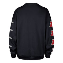 Denver Broncos '47 Women's Go Big Oversized Pullover Sweatshirt - Navy on sale