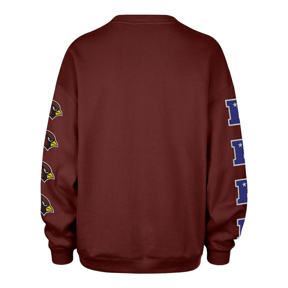 Arizona Cardinals '47 Women's Go Big Oversized Pullover Sweatshirt - Cardinal sale