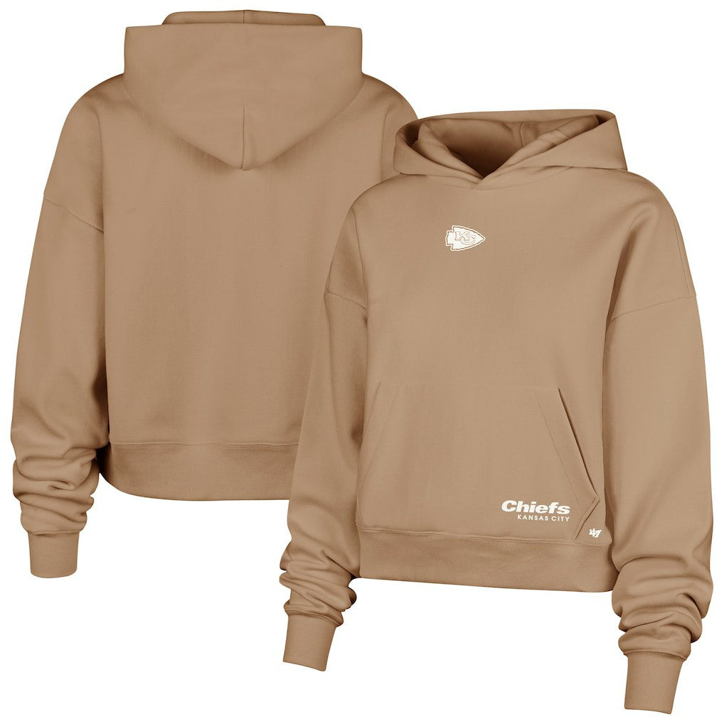 Kansas City Chiefs '47 Women's Sue Foundation Portabella Pullover Hoodie - Brown on sale