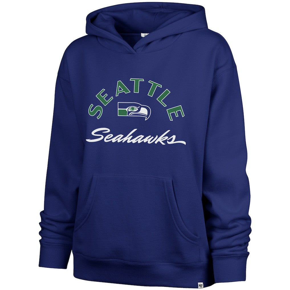 Seattle Seahawks '47 Women's Whirlwind Naomi Pullover Hoodie - Royal sale