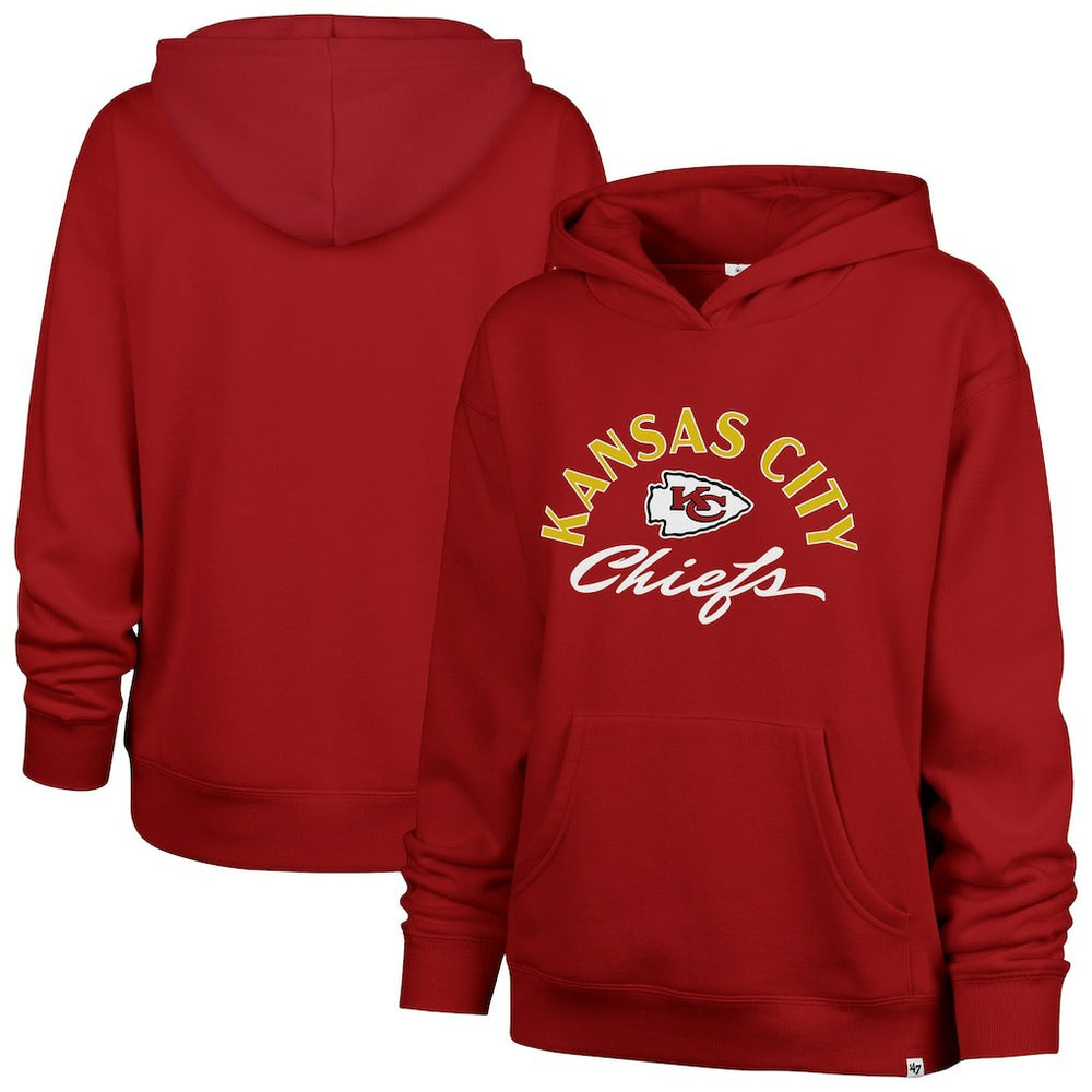 Kansas City Chiefs '47 Women's Whirlwind Naomi Pullover Hoodie - Red sale