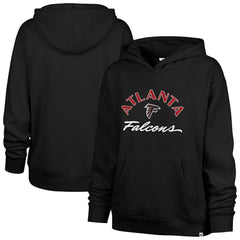 Atlanta Falcons '47 Women's Whirlwind Naomi Pullover Hoodie - Black discount
