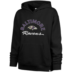 Baltimore Ravens '47 Women's Whirlwind Naomi Pullover Hoodie - Black for sale