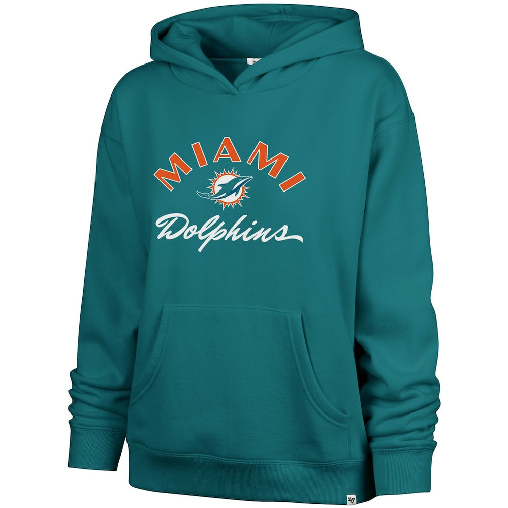 Miami Dolphins '47 Women's Whirlwind Naomi Pullover Hoodie - Aqua online