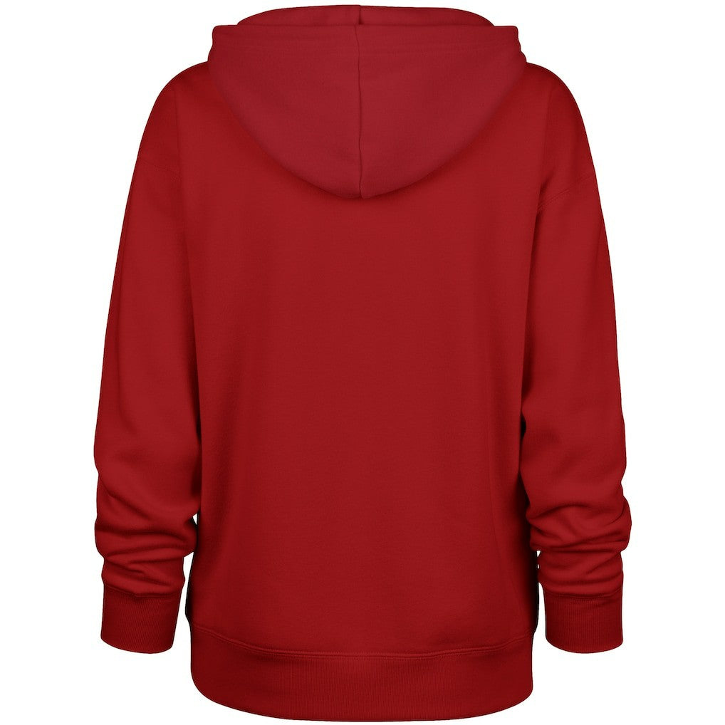 New England Patriots '47 Women's Whirlwind Naomi Pullover Hoodie - Red cheap