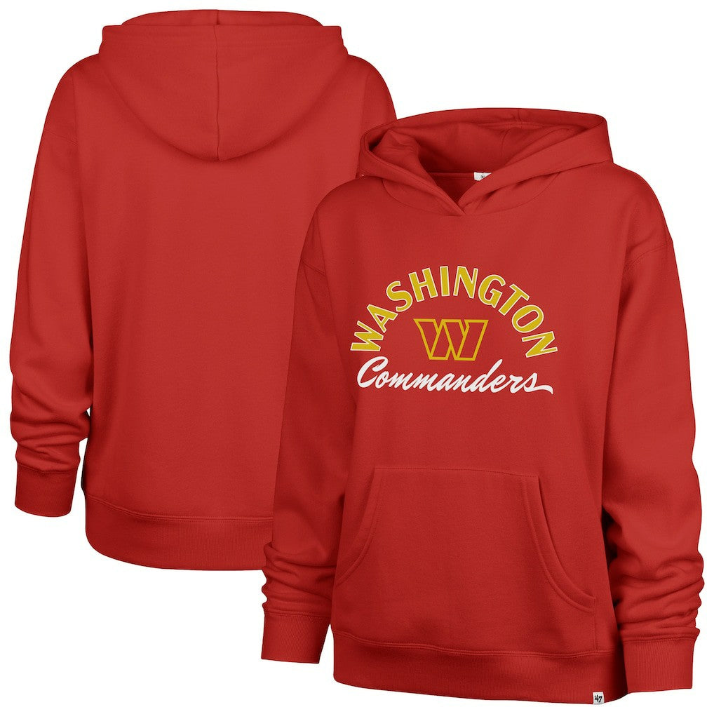 Washington Commanders '47 Women's Whirlwind Naomi Pullover Hoodie - Red on sale