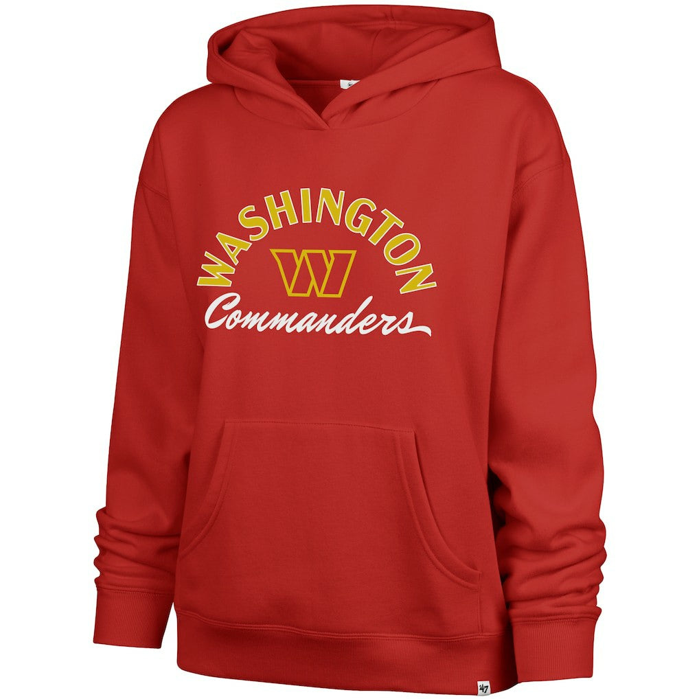 Washington Commanders '47 Women's Whirlwind Naomi Pullover Hoodie - Red on sale
