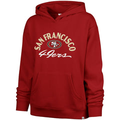 San Francisco 49ers '47 Women's Whirlwind Naomi Pullover Hoodie - Scarlet for sale