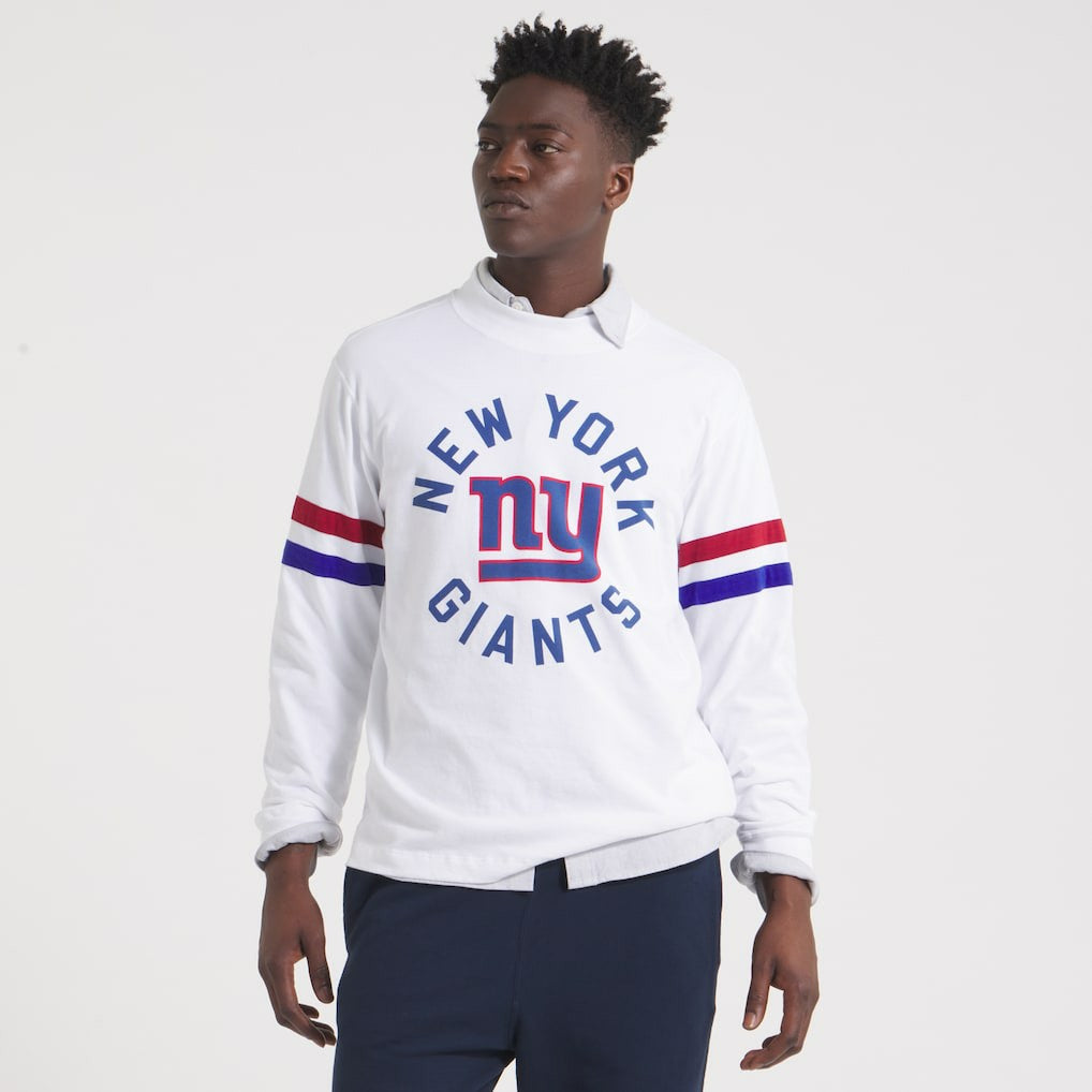 New York Giants x Todd Snyder Premium Jersey Mock Neck Tee - White outlet