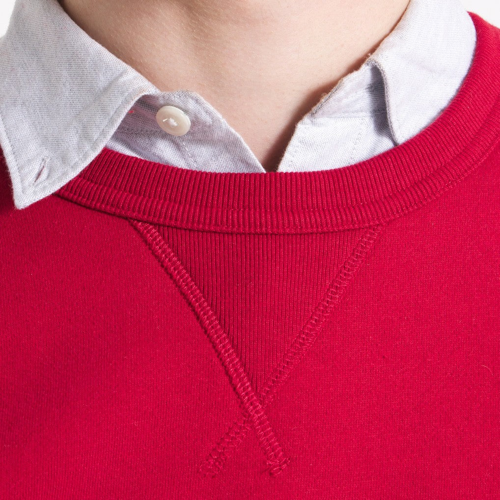Kansas City Chiefs x Todd Snyder Relaxed Canadian Fleece Crew - Red for sale