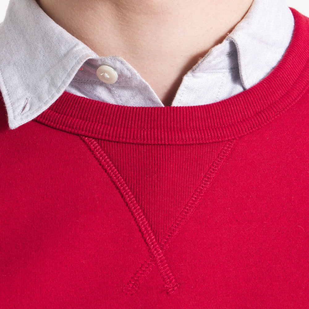 Kansas City Chiefs x Todd Snyder Relaxed Canadian Fleece Crew - Red for sale