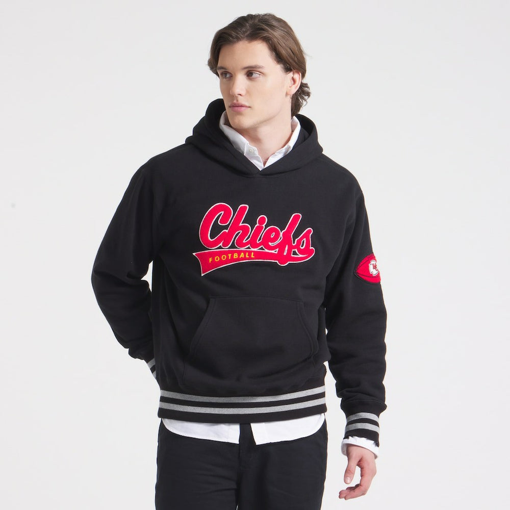 Kansas City Chiefs x Todd Snyder Relaxed Canadian Fleece Hoodie - Black online
