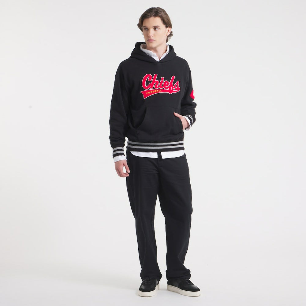 Kansas City Chiefs x Todd Snyder Relaxed Canadian Fleece Hoodie - Black online