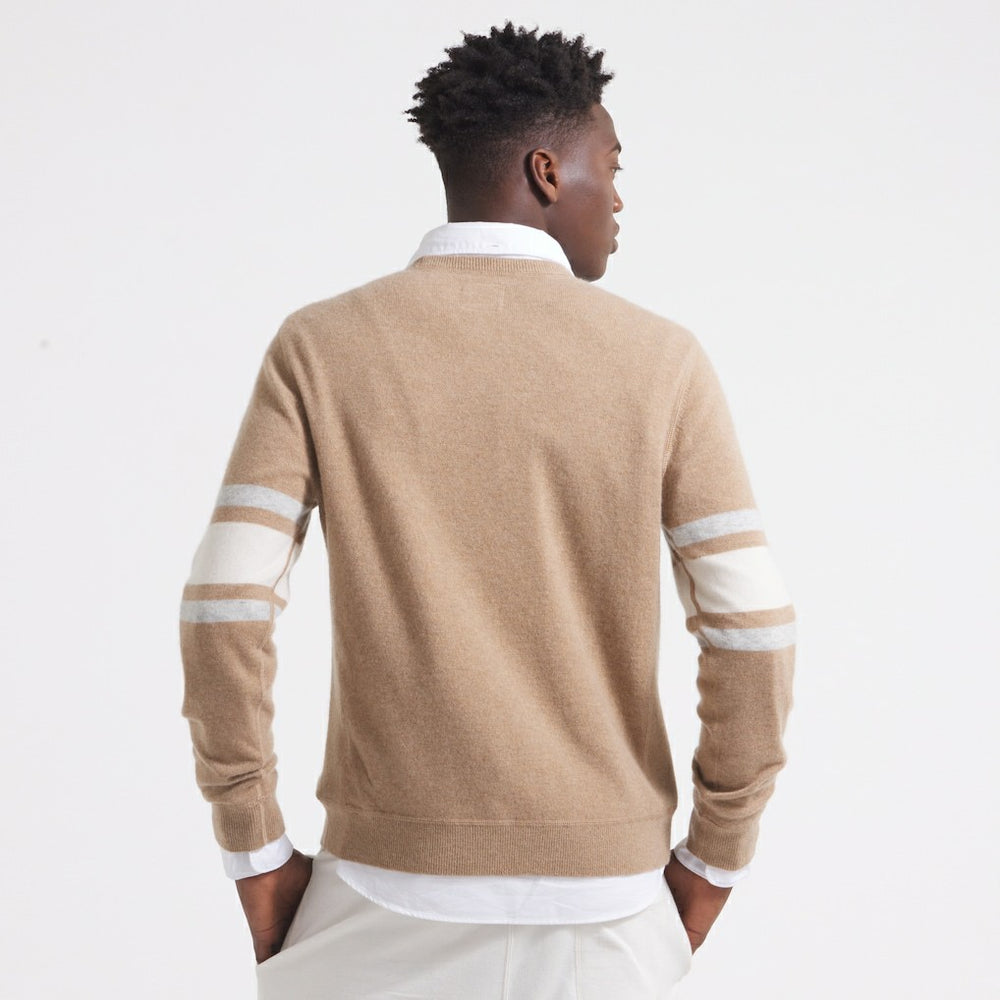 San Francisco 49ers x Todd Snyder Cashmere Crew Sweater - Oatmeal online