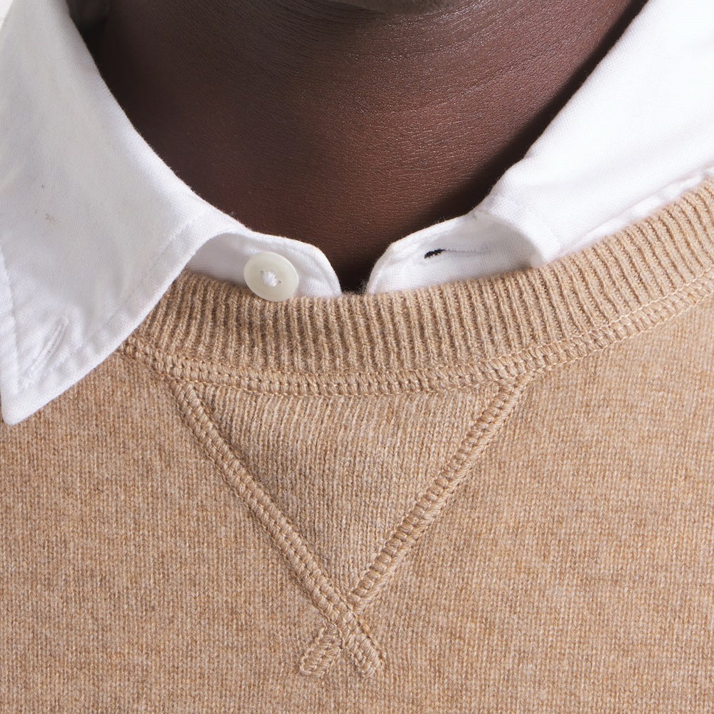 San Francisco 49ers x Todd Snyder Cashmere Crew Sweater - Oatmeal online